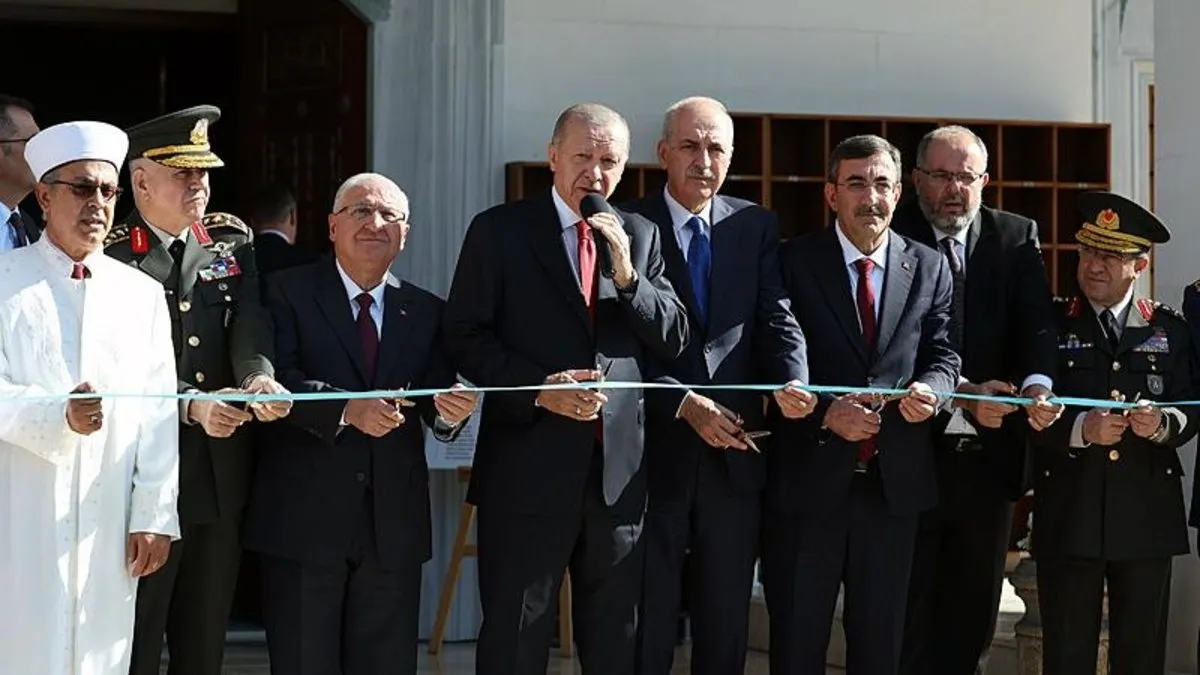 Başkan Erdoğan, Kara Harp Okulu Camisi’nin açılışına katıldı