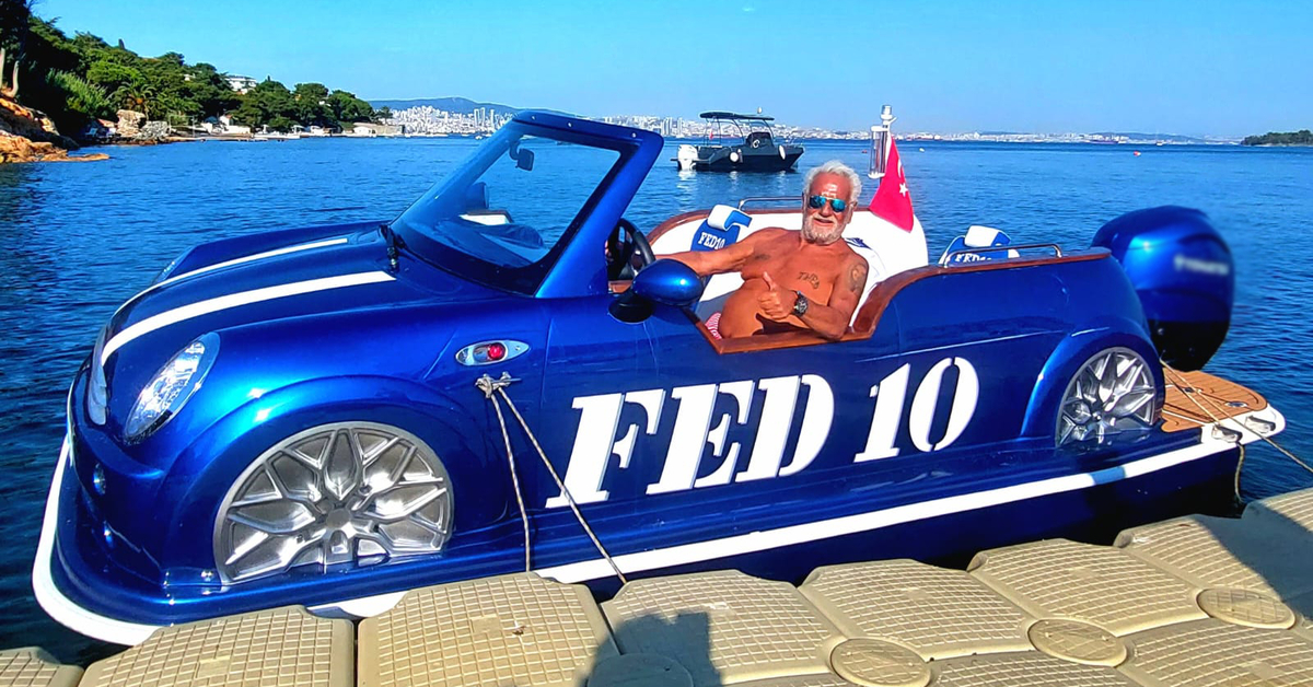 Fedon, ‘Mini Watercar’ ile İstanbul Boğazı’nda