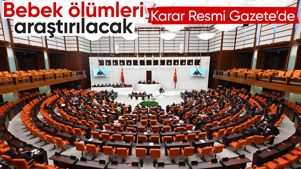 Meclis Araştırma Komisyonu kararı Resmi Gazete’de: Bebek ölümleri araştırılacak