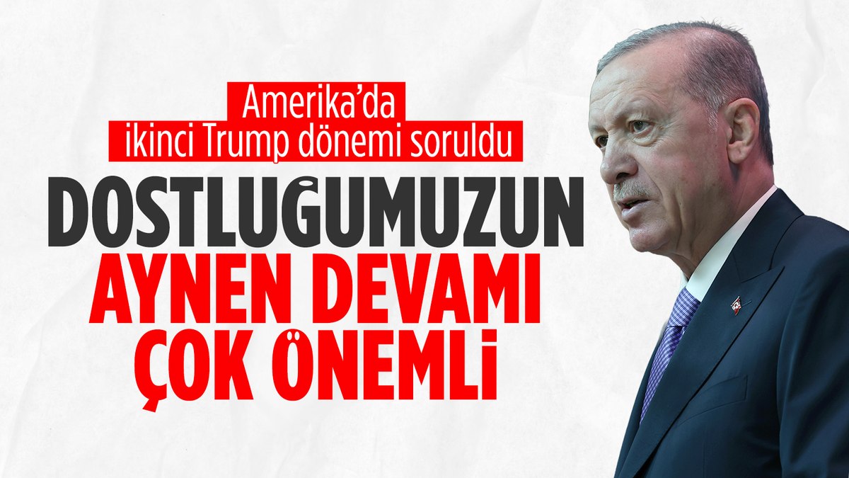 Cumhurbaşkanı Erdoğan: Trump’ın ikinci dönemi tüm insanlık için hayırlı olsun