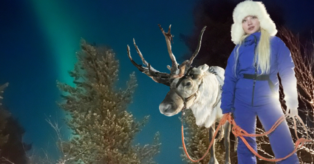 Ece Seçkin Kuzey ışıklarını seyretti