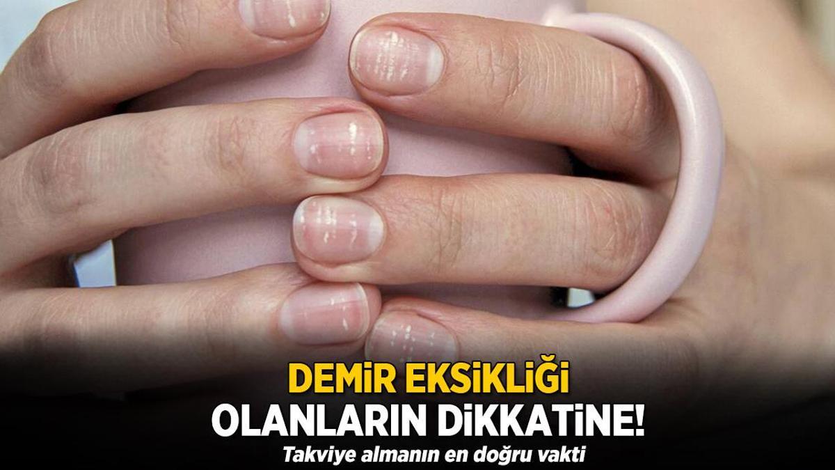 Her zaman takviye işe yaramaz! Demir eksikliği için en doğru vakit